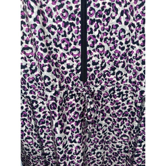Chico's Sleeveless Leopard Cinched Waist Dress Sz 3.5 18 XL Summer Travel - Picture 6 of 9